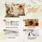 Fall Pillow Covers 18x18 Inch Set of 4 Pumpkin Sunflower Autumn Harvest Throw Pillow Cases Squirrel Decorative Thanksgiving Day Cushion Case for Couch Sofa Outdoor Home Decor